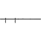 vidaXL Ophangset voor minischuifdeur 152 cm koolstofstaal
