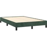 vidaXL Bedframe fluweel donkergroen 120x190 cm