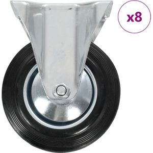 vidaXL 8 st Wielen vast 160 mm