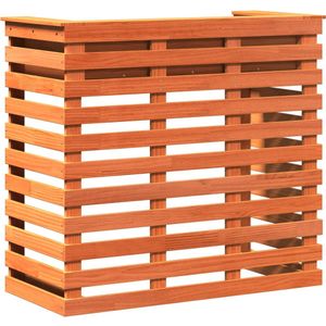 vidaXL Tuinbartafel wasbruin 113,5x50x103 cm massief grenenhout