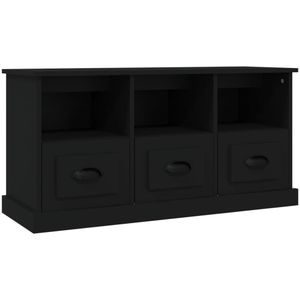 vidaXL-Tv-meubel-100x35x50-cm-bewerkt-hout-zwart