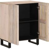 vidaXL Dressoir 60x34x75 cm massief mangohout