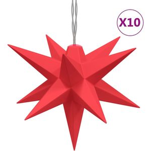 vidaXL Kerstlamp 10 LED's 10 cm rood