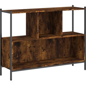 VidaXL-Boekenkast-102x28x77,5-cm-bewerkt-hout-gerookt-eikenkleurig