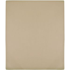 vidaXL Hoeslaken jersey 160x200 cm katoen taupe