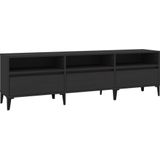 vidaXL-Tv-meubel-150x30x44,5-cm-bewerkt-hout-zwart