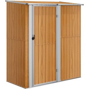 vidaXL-Tuinschuur-180,5x97x209,5-cm-gegalvaniseerd-staal-bruin