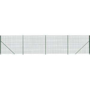 vidaXL Draadgaashek met flens 1,6x10 m groen