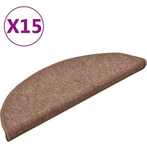 vidaXL-Trapmatten-15-st-56x17x3-cm-bruin