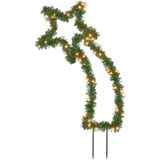 vidaXL Kerstverlichting meteoor met grondpinnen 115 LED's 89 cm