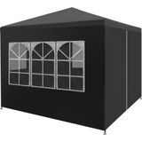 VidaXL Partytent 3x3m Antracietkleurig 