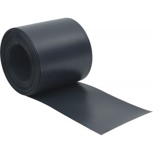 vidaXL Tuinschermen 10 st 252,5x19 m PVC zwart