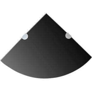 VidaXL-Hoekplank-met-chromen-dragers-zwart-25x25-cm-glas
