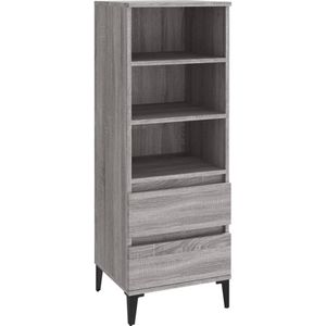 vidaXL-Hoge-kast-40x36x110-cm-bewerkt-hout-grijs-sonoma