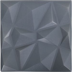 vidaXL-48-st-Wandpanelen-3D-12-m²-50x50-cm-diamantgrijs
