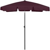 vidaXL Strandparasol 180x120 cm bordeauxrood