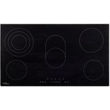 Keramische kookplaat 5 kookzones aanraakbediening 8500 W 77 cm