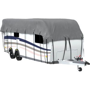 vidaXL Caravan dakbedekking 800x300 cm vliesvlies grijs