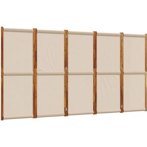 vidaXL-Kamerscherm-met-5-panelen-350x180-cm-taupe