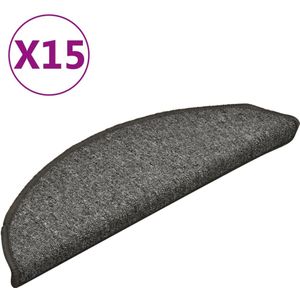 vidaXL-Trapmatten-15-st-56x17x3-cm-donkergrijs