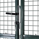 vidaXL - Tuinpoort - modern - hekwerk - 289 - x - 175 - cm - / - 306 - x - 225 - cm - (donkergroen)
