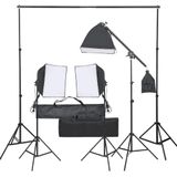 vidaXL Fotostudioset met verlichtingsset