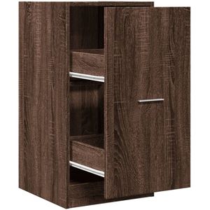 vidaXL Apothekerskast 40x41x77,5 cm bewerkt hout bruin eikenkleurig