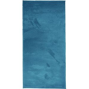 vidaXL Vloerkleed OVIEDO laagpolig 100x200 cm turquoise