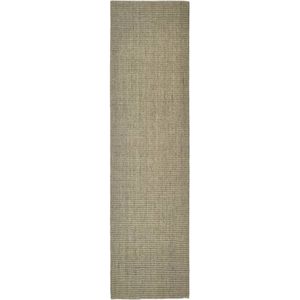 vidaXL Sisalmat voor krabpaal 66x250 cm taupe