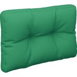 VidaXL Bankkussen Pallet 50x40x10 cm - Groene Stoffen Beschrijving