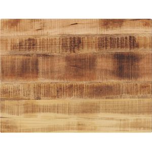 vidaXL Tafelblad rechthoekig 80x70x3,8 cm massief ruw mangohout