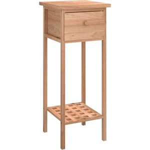 vidaXL-Bijzettafel-met-lade-25x25x60-cm-walnotenhout