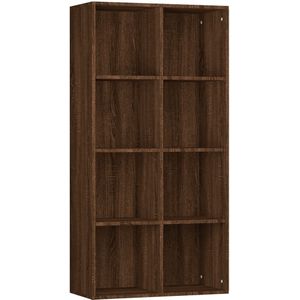 VidaXL-Boekenkast-66x30x130-cm-bewerkt-hout-bruin-eikenkleur