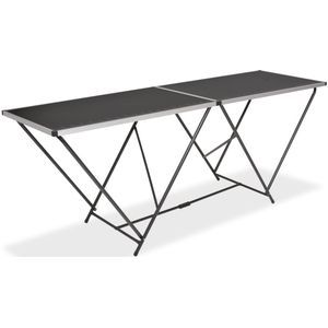 vidaXL Behangtafel inklapbaar 200x60x78 cm MDF en aluminium