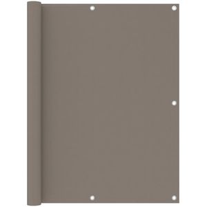 vidaXL Balkonscherm 120x300 cm oxford stof taupe