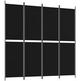 vidaXL-Kamerscherm-met-4-panelen-200x200-cm-stof-zwart