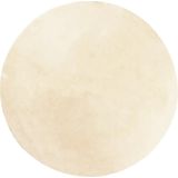 vidaXL-Vloerkleed-HUARTE-laagpolig-zacht-wasbaar-Ø-160-cm-crème