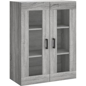 vidaXL Hangkast 69,5x34x90 cm grijs sonoma eikenkleurig