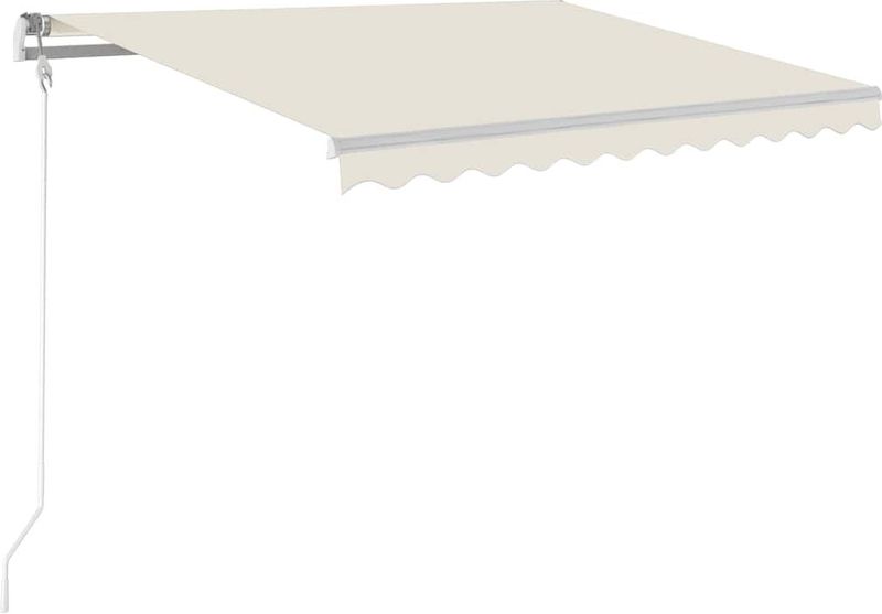 vidaXL Luifel automatisch uittrekbaar 300x250 cm crème