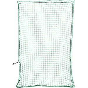 vidaXL Aanhangwagennet elastisch touw 5x3,5 m polypropeen groen