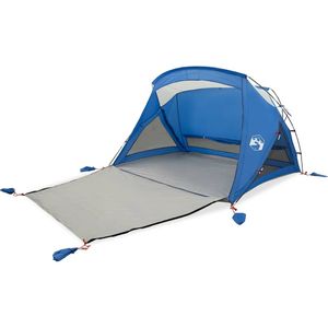 vidaXL Strandtent 2-persoons waterdicht azuurblauw
