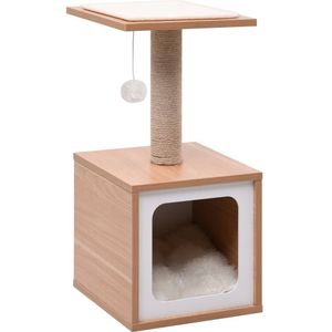 vidaXL Kattenkrabpaal met sisal krabmat 62 cm