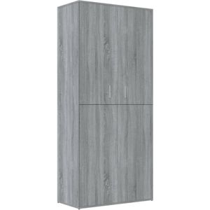 vidaXL-Schoenenkast-80x39x178-cm-bewerkt-hout-grijs-sonoma-eikenkleur