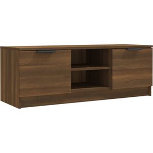 vidaXL-Tv-meubel-102x35x36,5-cm-bewerkt-hout-bruin-eikenkleur