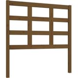 vidaXL Hoofdbord 95,5x4x100 cm massief grenenhout honingbruin