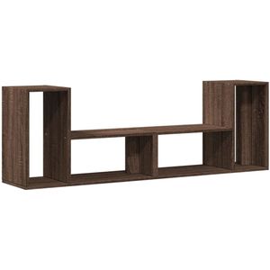 vidaXL Tv-meubelen 2 st 75x30x50 cm bewerkt hout bruin eikenkleurig