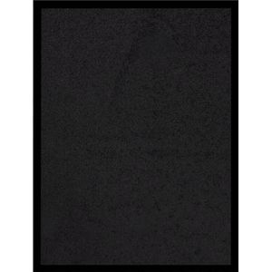 vidaXL Deurmat 40x60 cm zwart