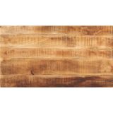 vidaXL Tafelblad rechthoekig 110x60x2,5 cm massief ruw mangohout