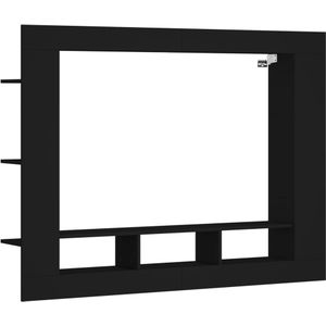 vidaXL-Tv-meubel-152x22x113-cm-bewerkt-hout-zwart
