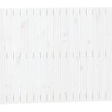 vidaXL - Wandhoofdbordx3x90 - cm - massief - grenenhout - wit